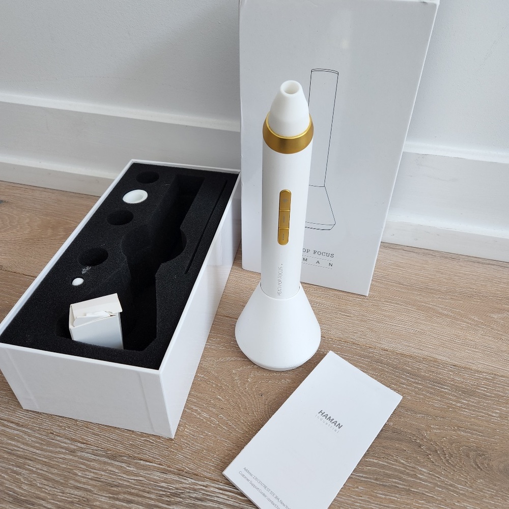 HeadpOp Focus for pimple, whiteheads, blackheads: Smart Pore Sebum Suction Devic